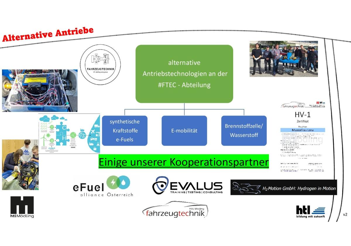 Alternative Antriebe an der FTEC Abteilung