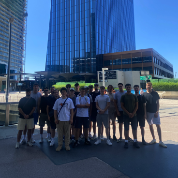 Foto vor dem DC Tower