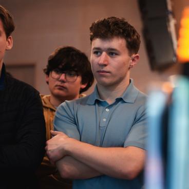 Schüler beim APG Infoevent
